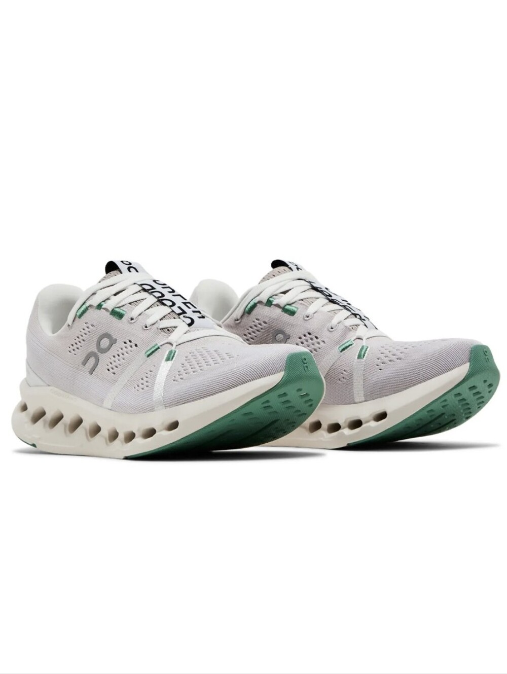 On Running Cloudsurfer CloudTec Running Shoes Sneakers Size 9 Pearl Ivory GUC